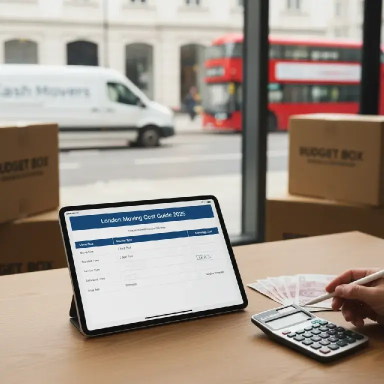 Complete London Moving Cost Guide – 2025 Edition