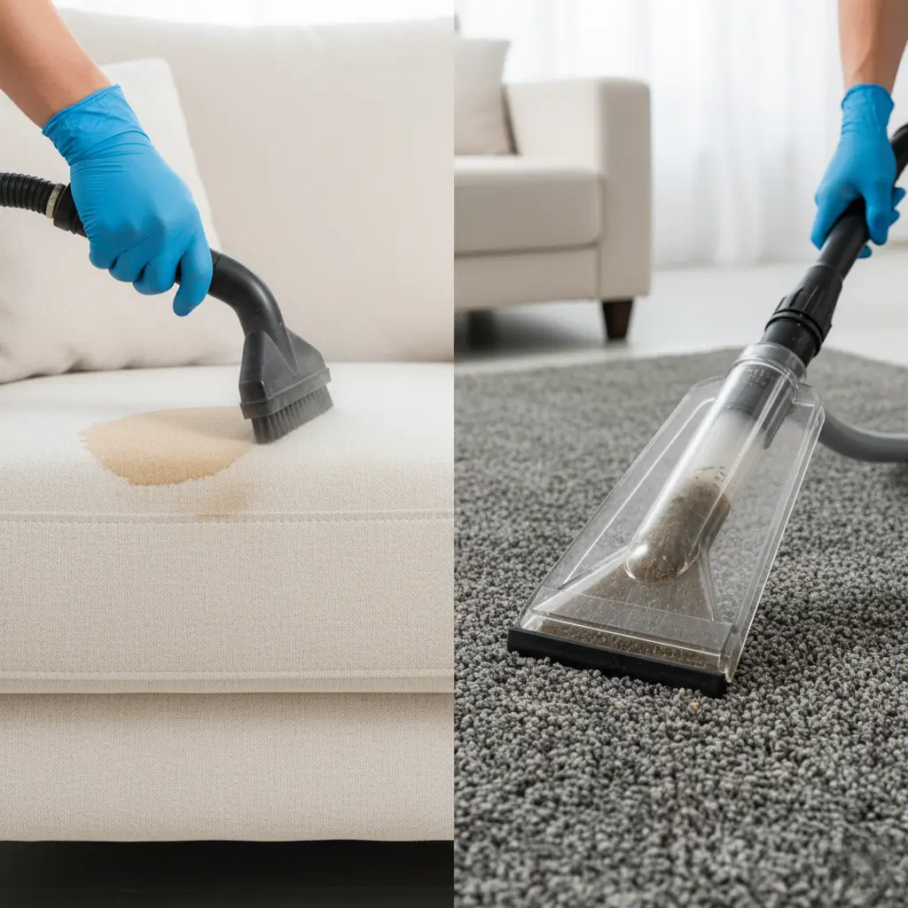 Sofa Cleaning vs Carpet Cleaning – Which to Choose